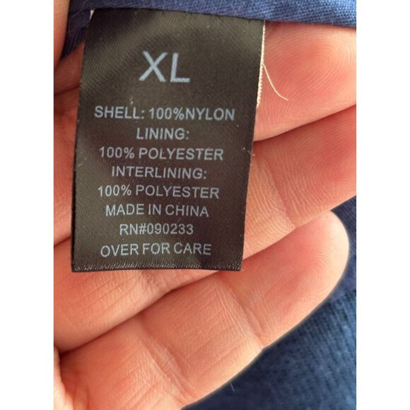 BeenTrill Mens Patch Bomber Jacket Blue Size XL - Picture 7 of 15